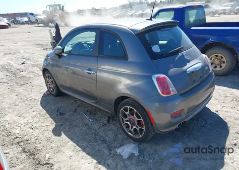 2012 Fiat 500 Sport from USA, damaged, VIN 3C3CFFBR1CT115261
